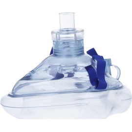 Horn Medical Emergency Resuscitation Mask with Replacement Filter & Blue Box, Horn Pocket Mask, Latex Free, Reusable (3)