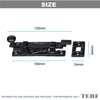 TERF® Traditional Antique Black Necked Tower Door Bolt Barrel Slide