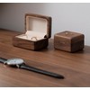 CrweanWcee Ring Case, Mini Ring Case, Wooden Pairing Case, Pair