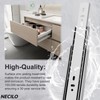 NECILO Full Extension Ball Bearing Drawer Slides 8 10 12