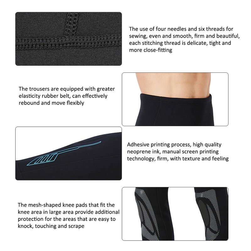 1.5mm Depth Diving Trousers Long Pants for Water Sports Snorkeling