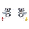 MOTOKU Pair Front Door Lock Cylinder w/Keys for Nissan Versa