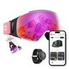 SKIWARRIOR G02 Smart Ski Goggles With Interchangeable Magnetic Lenses,Snow Goggles