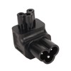 4PCS IEC320 C6 to IEC320 C5 Power Adapter Plug and