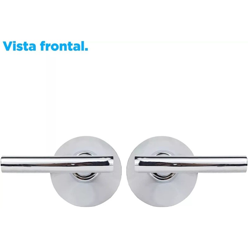 Cnx Juego De 2 Llaves Para Regaderas Con Acabado Cromado