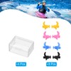 PATIKIL Ear Plugs for Swimming,4 Pairs Waterproof Soft Silicone Curved
