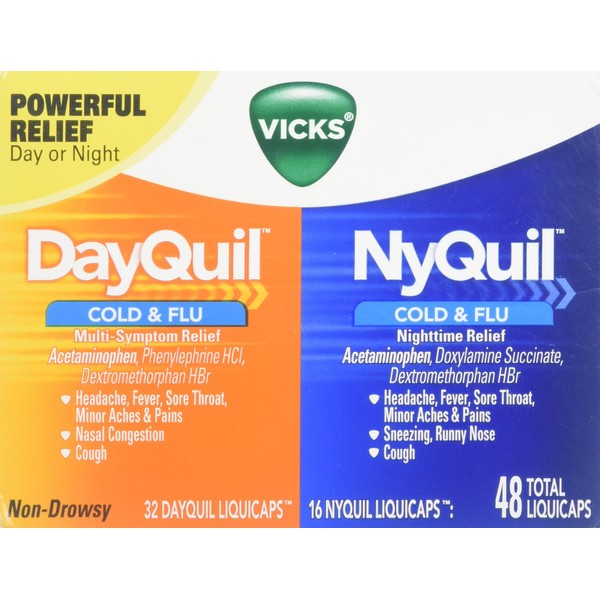 Vicks DayQuil & NyQuil Cold & Flu Combo Pack LiquiCaps Combo Pack