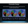 64x64 4096 Pixels RGB Full-Color LED Matrix Panel 2.5mm Pitch,