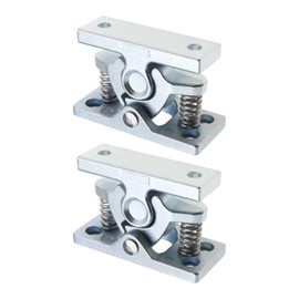 VGOL 2PCS Heavy Duty Door Retainer Catch Stopper Zinc Alloy Spring Door Clip Hardware Door Buckle for Caravan Motorhomes and Boat