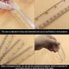 LEEQBCR 12 Inch/30 cm Plastic T-Ruler for Drafting, Transparent, Metric,