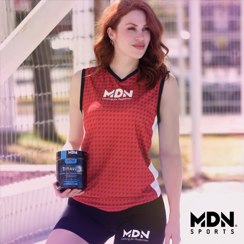 Mdn Sports, Oxido Nitrico, Pre entreno, Brave, Sabor Manzana, 40