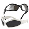 Laemzinv 2 Bulk Futuristic Y2k Kids Sunglasses for Little Girls