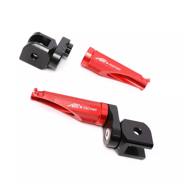 Unbranded MFP Red Racing Front 1" Lowering Foot Pegs For