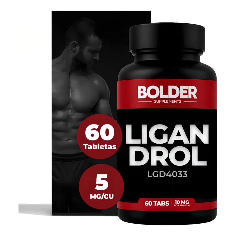 Ligandrol Aumento Masa Muscular 60 Tabletas 30 Servicios 10mg Bolder