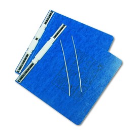 ACCO Pressboard Hanging Data Binder, 8.5 x 11 Unburst Sheets, Dark Blue (54123)