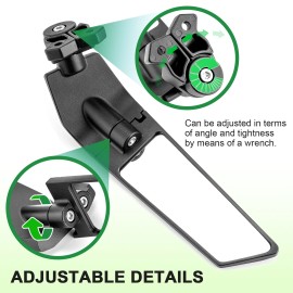 XM For 16+ Kawasaki NINJA 1000 Adjustable Rearview Swivel Stealth Wing Side Mirrors