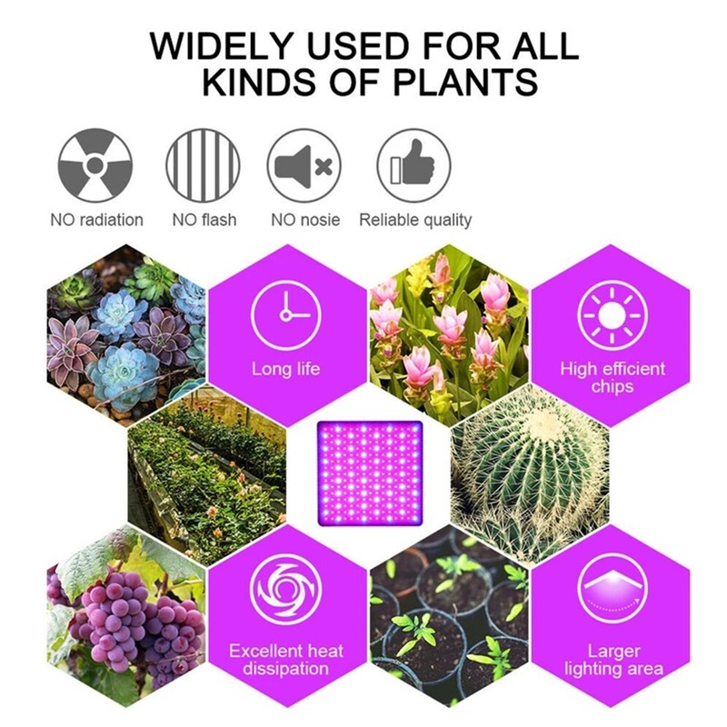 LED Grow Light Panel Quad Band 6 Lighting Colors Ultra