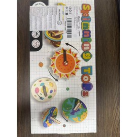 Strehknewen Wooden Spinning Tops for Children, Craft Set, 12 Pieces Tops for Painting and Crafts, Wooden Spinning Tops for Party Bags, Craft Set Children from 4-12 Years, Party Bags, Children's