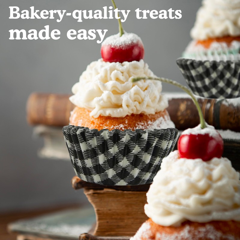 Regency Wraps Greaseproof Professional Grade Baking Cups, Pack of 40,