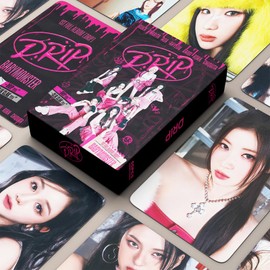 Edithmu Kpop Photocards 55 PCS Kpop Single Album Postcard DRIP LOMO Card Gifts for Fans Boys and Girls
