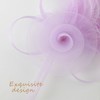 DRESHOW Fascinator Hats for Women Pillbox Hat with Veil Headband