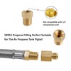 59953 Propane Fitting - 1/4" Male NPT x 1/4" Female