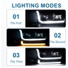 Fullux LED DRL Headlights Assembly Compatible with 1999-2007 GMC Sierra/2000-2006