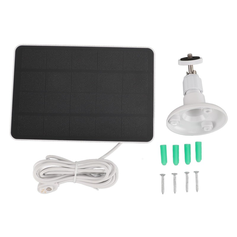 Solar Panel for Security Camera, 4W 5V Waterproof Solar Charger