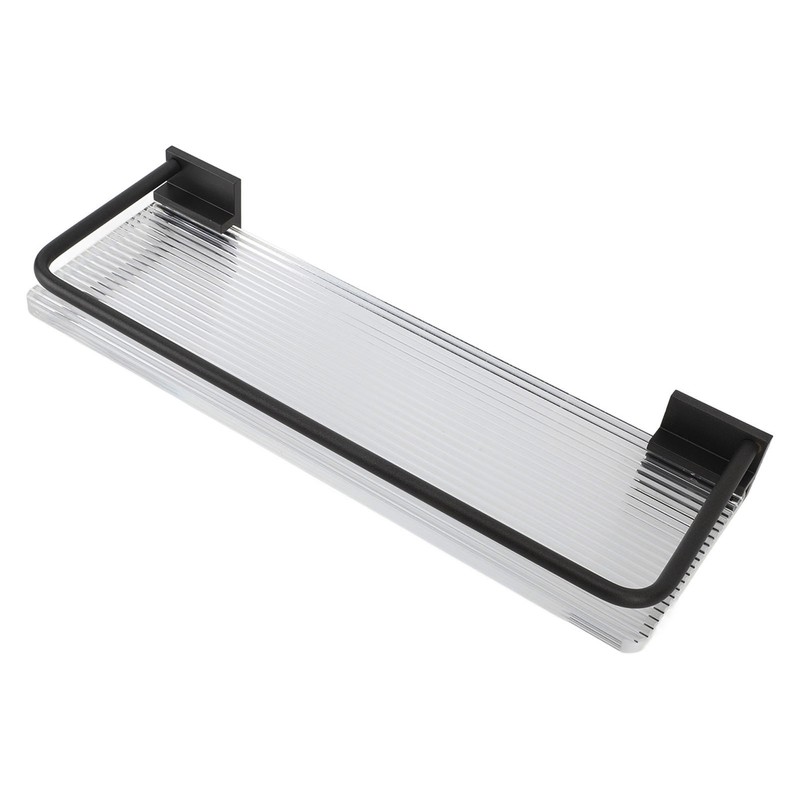 Floating Shelf Space Aluminum Acrylic Wall Mounted Decorative Storage Shelf