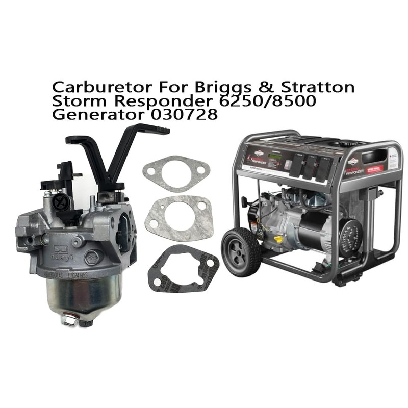 AOKUS Huayi Carburetor Compatible with Briggs & Stratton Storm Responder