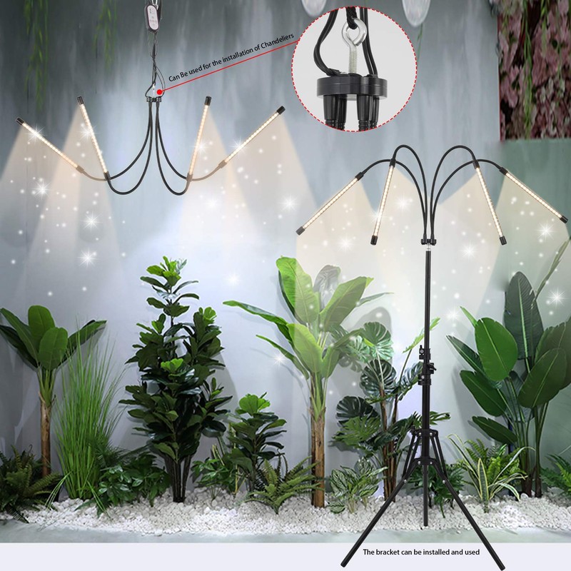 WTINTELL LED Plant Grow Light with Stand, LED Grow Light