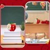 Mimorou 6 Sets Plastic Apple Containers Red Apple Shaped Candy