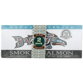 Alaska Smokehouse Smoked Salmon Foil Pack, 32 Ounce