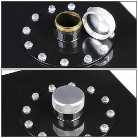 DNA MOTORING 19 Gallons Aluminum Top-Feed Fuel Cell Gas Tank 29.5" (L) x 12" (W) x 12" (H),ALU-FT-B-TF-19G-BK