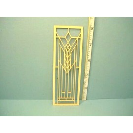 Laser Creations Miniature Victorian Glazed Door Mullion #C-D Laser Creations 1/12 Scale