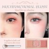3-in-1 Matte Face Blush With Brush- Long-Lasting, Sweat-Resistant, Non-Greasy Makeup