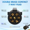 Nilight - 50050R 7-Way Trailer Plug Socket Extension Cable 3FT