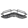 2PCS Corner Storage Rack Triangular Shower Organizer Shelf Wall Mount