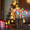 VEYLIN 32pcs Christmas Themed Pencil Set, Christmas Pencils with eraser