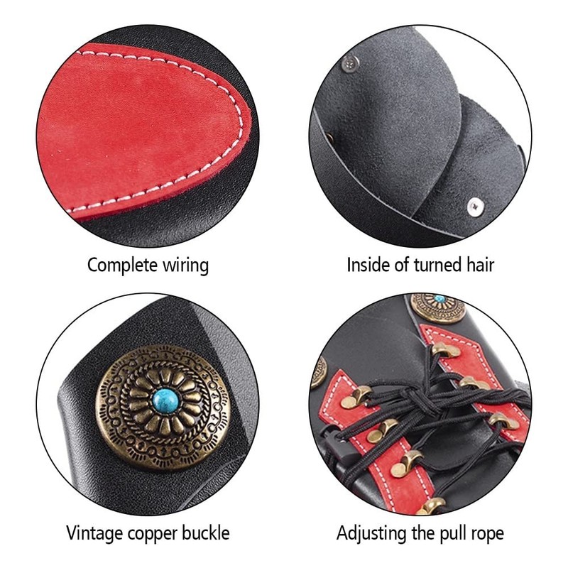 DONGKER ARCHERY ARCHERY ARCHERY TRADITIONAL PU LEATHER ARMGUARD ARM PROTECTOR