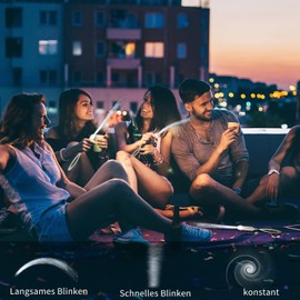 NLNEY Pack of 15 White Glow Sticks, Glow Sticks, Party Accessories, Glow Sticks Children with 3 Light Modes, for Party, Concert, Event, Birthday, Wedding (15 Pieces, White)