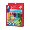 STAEDTLER Luna 24 Colors Coloured Pencil Set with FREE Pencil