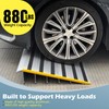 Nuvium 5" Rise Door Threshold Ramps for Doorways, Stable Yellow