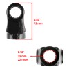 Caltric Front Drive Shaft Yoke & U-Joint Kit For Polaris