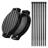 Heveer AirTag Bicycle Saddle Mount Hidden Bicycle Mount Black for