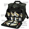 Picnic at Ascot Equipped Insulated Picnic Cooler with Service for
