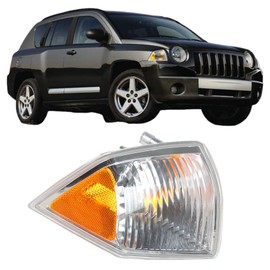 labwork Front Side Marker Turn Signal Light Replacement for Compass 2007-2010 Right Passenger Side Blinker Corner Parking Light Lamp 68000682AB CH2521144
