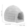 Mini Igloo Toy Lifelike Ice House Models Arctic Figurines Toys