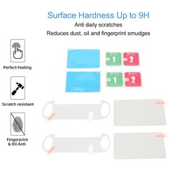 ZJchao Vita Accesorios HD Frontal Pet HD Protector de Pantalla Funda para PSV 1000 Película Protectora de Pantalla para Consola de Juegos PS Vita 1000 Vidrio Templado Protector Frontal