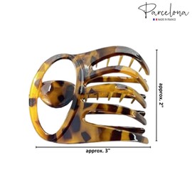 Parcelona - Pinza para el pelo con forma de pata ovalada (7,62 cm)